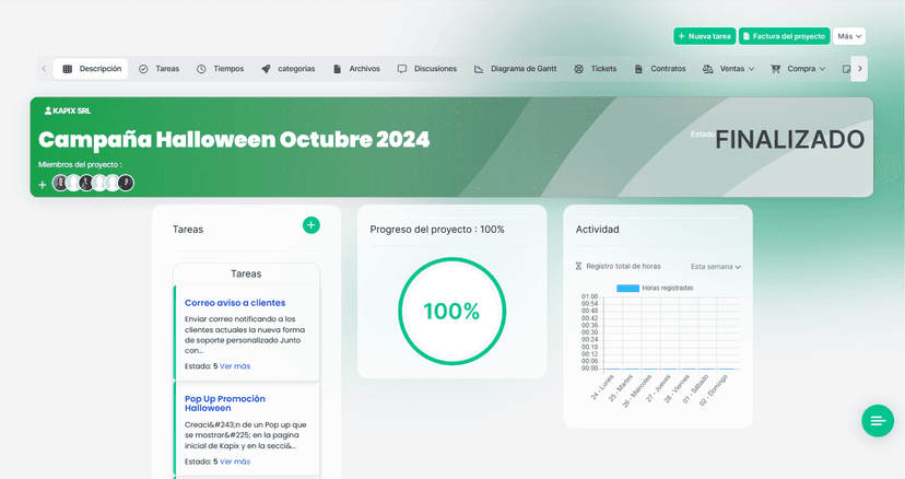 Módulo de Proyectos